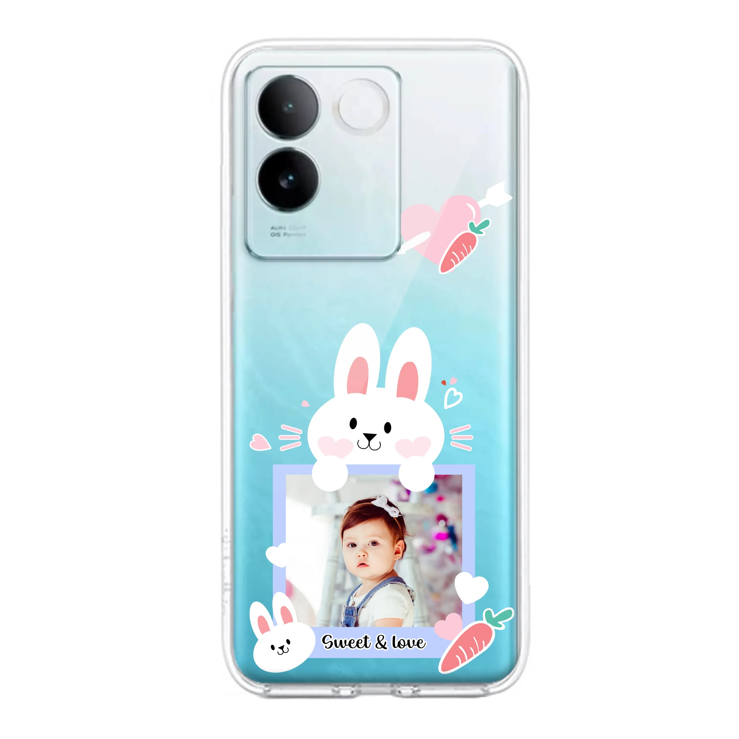 Customize Photo Transparent Silicon Case For iQOO