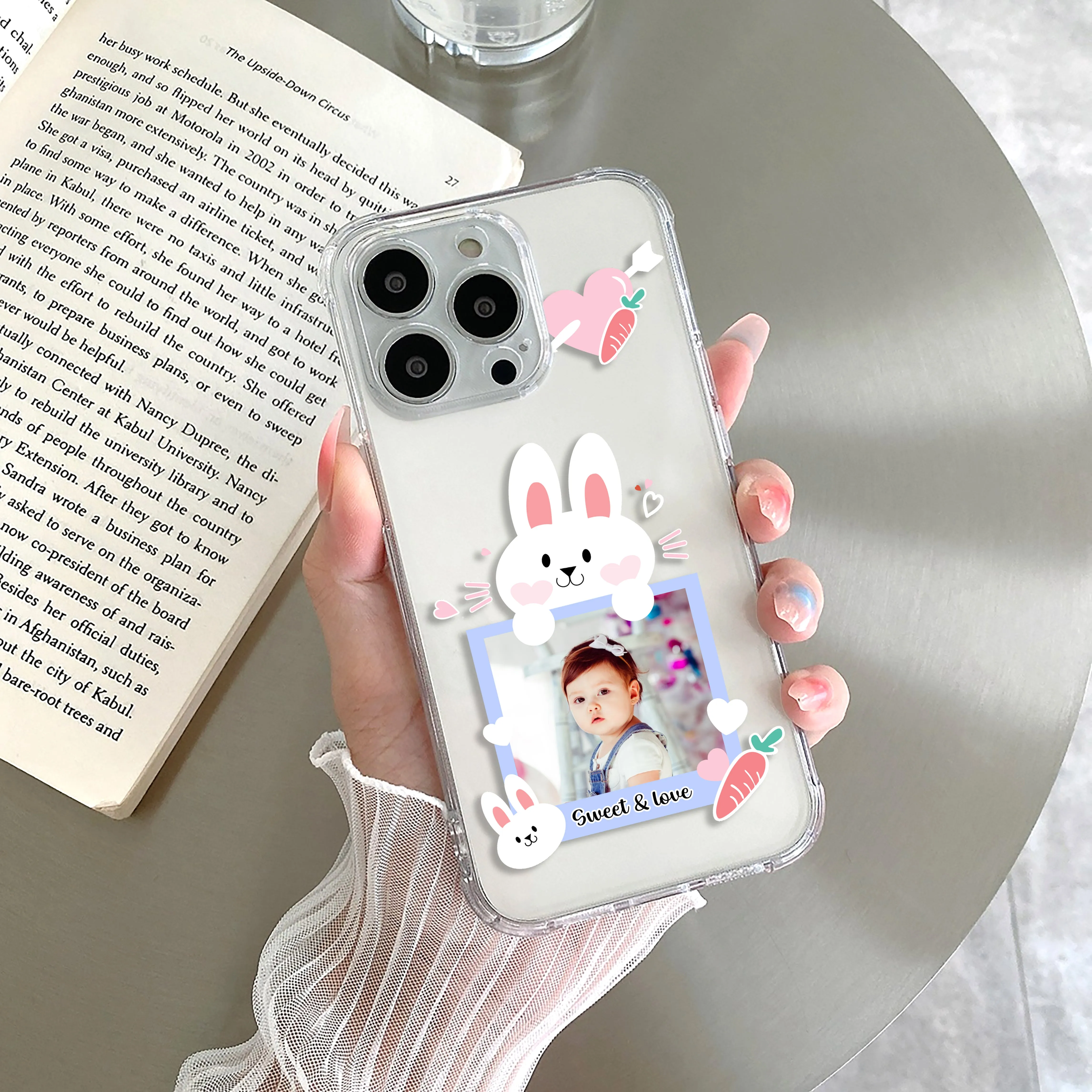 Customize Photo Transparent Silicon Case For iQOO