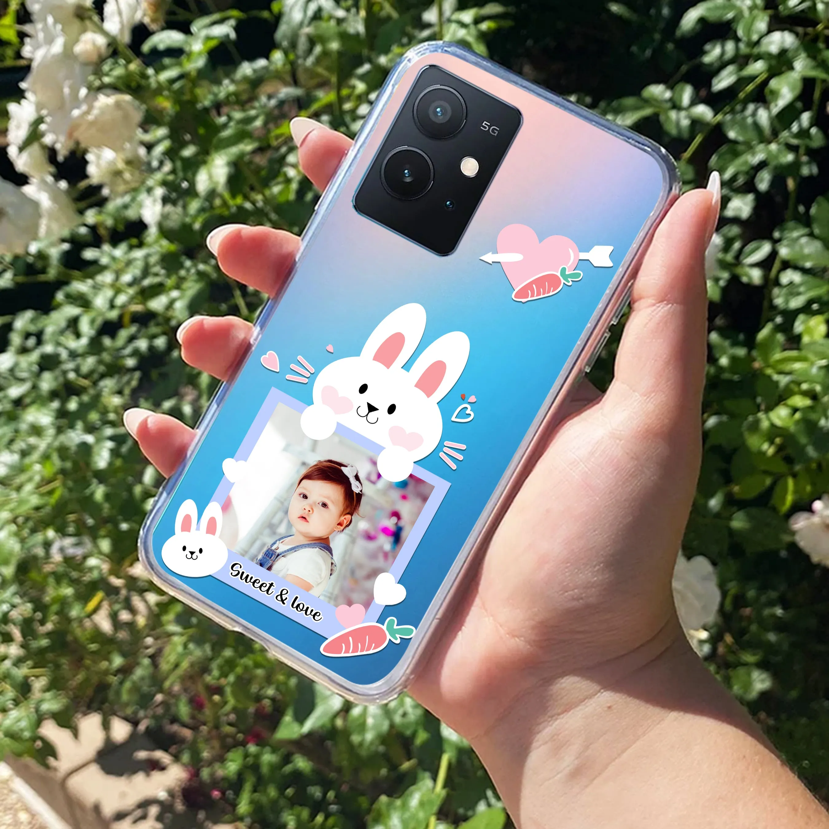 Customize Photo Transparent Silicon Case For iQOO