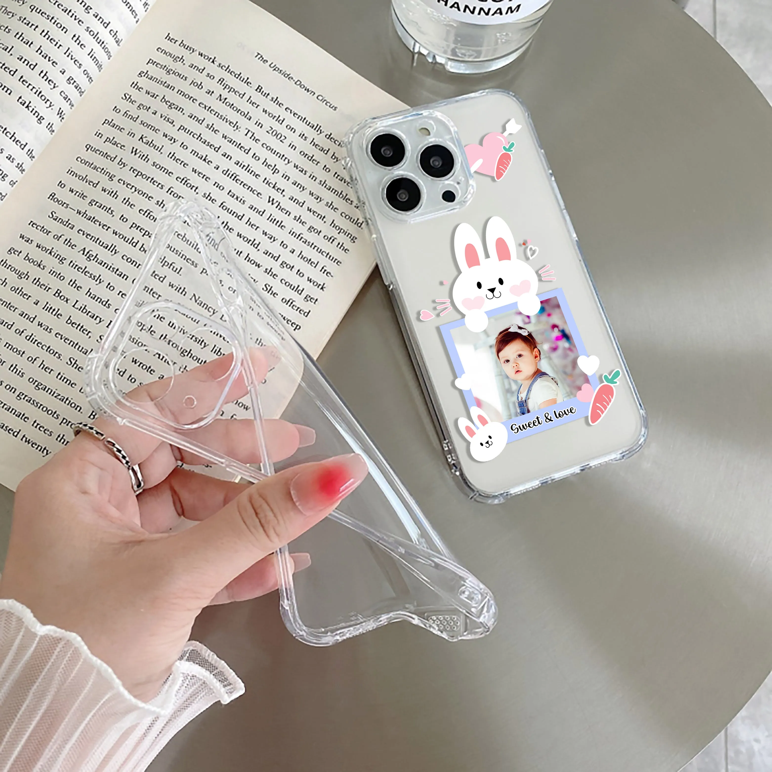 Customize Photo Transparent Silicon Case For iQOO