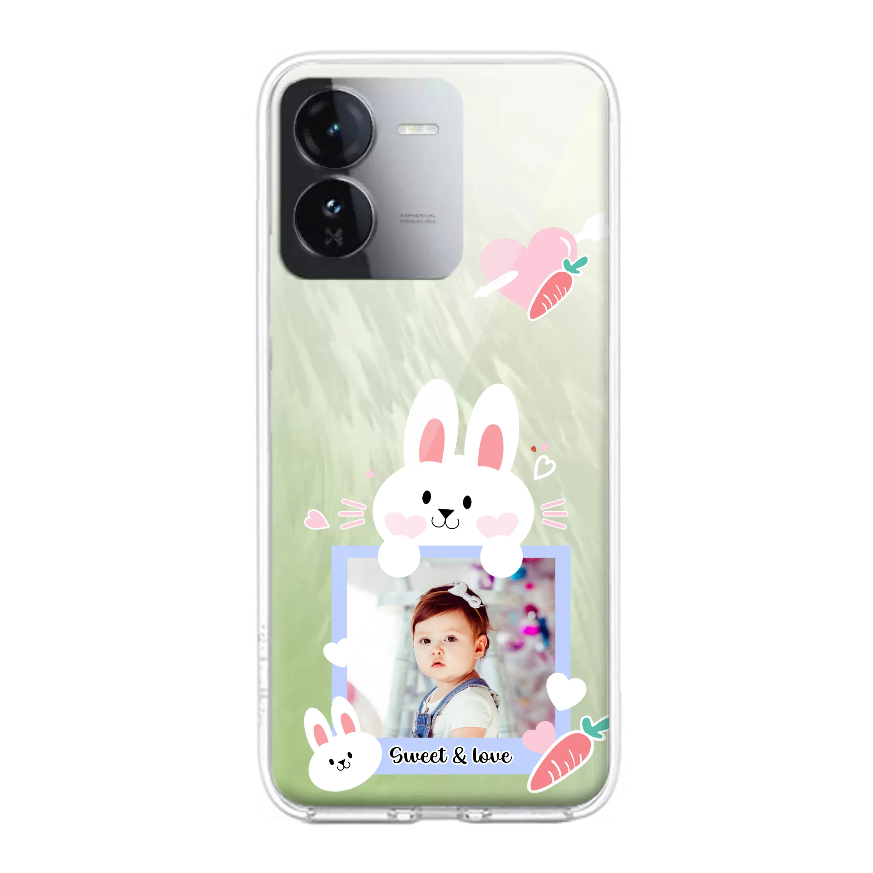 Customize Photo Transparent Silicon Case For iQOO