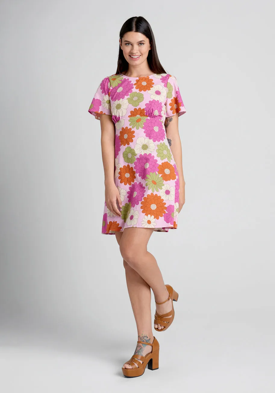 Daisy Chain Reaction Mini Dress