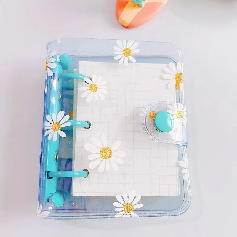 Daisy Printed Mini PVC Binder Set