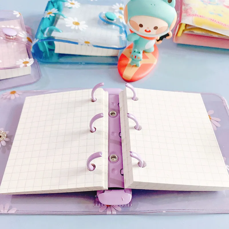 Daisy Printed Mini PVC Binder Set