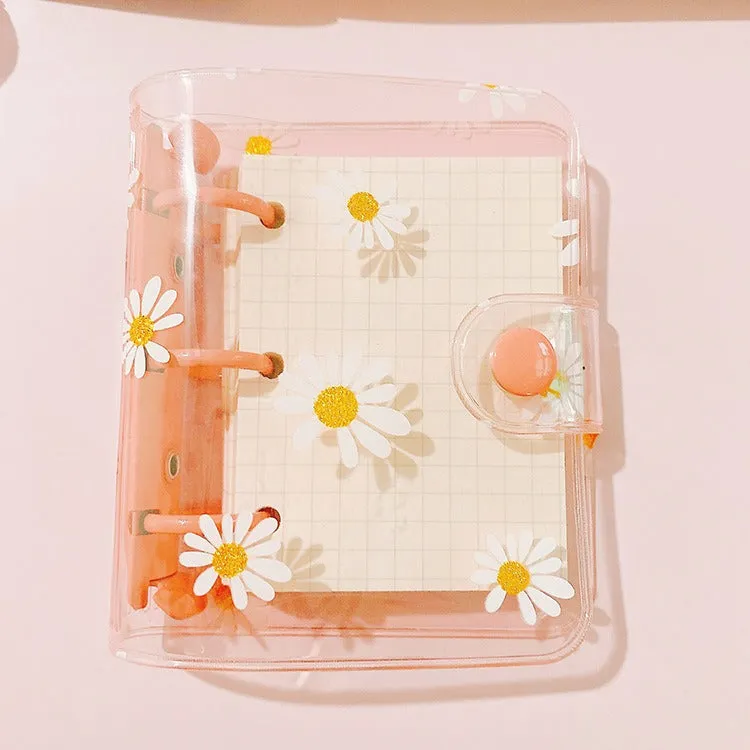 Daisy Printed Mini PVC Binder Set