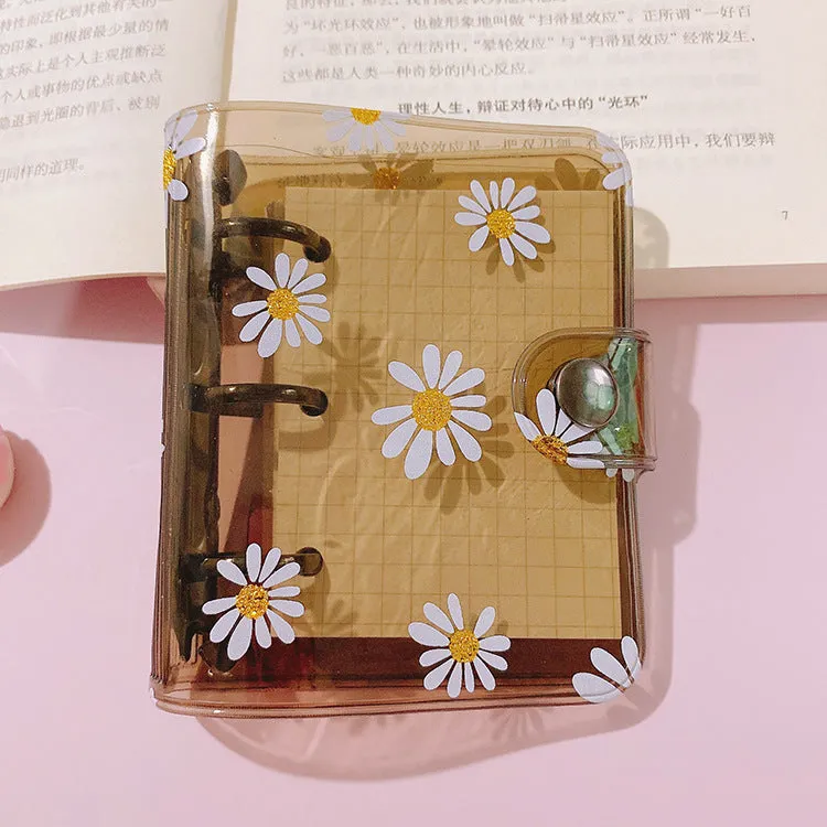 Daisy Printed Mini PVC Binder Set