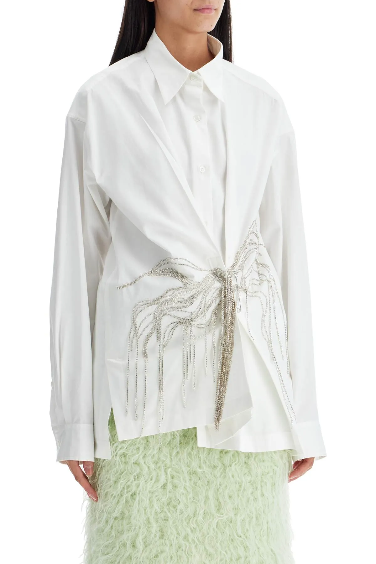 DRIES VAN NOTEN oversized shirt with