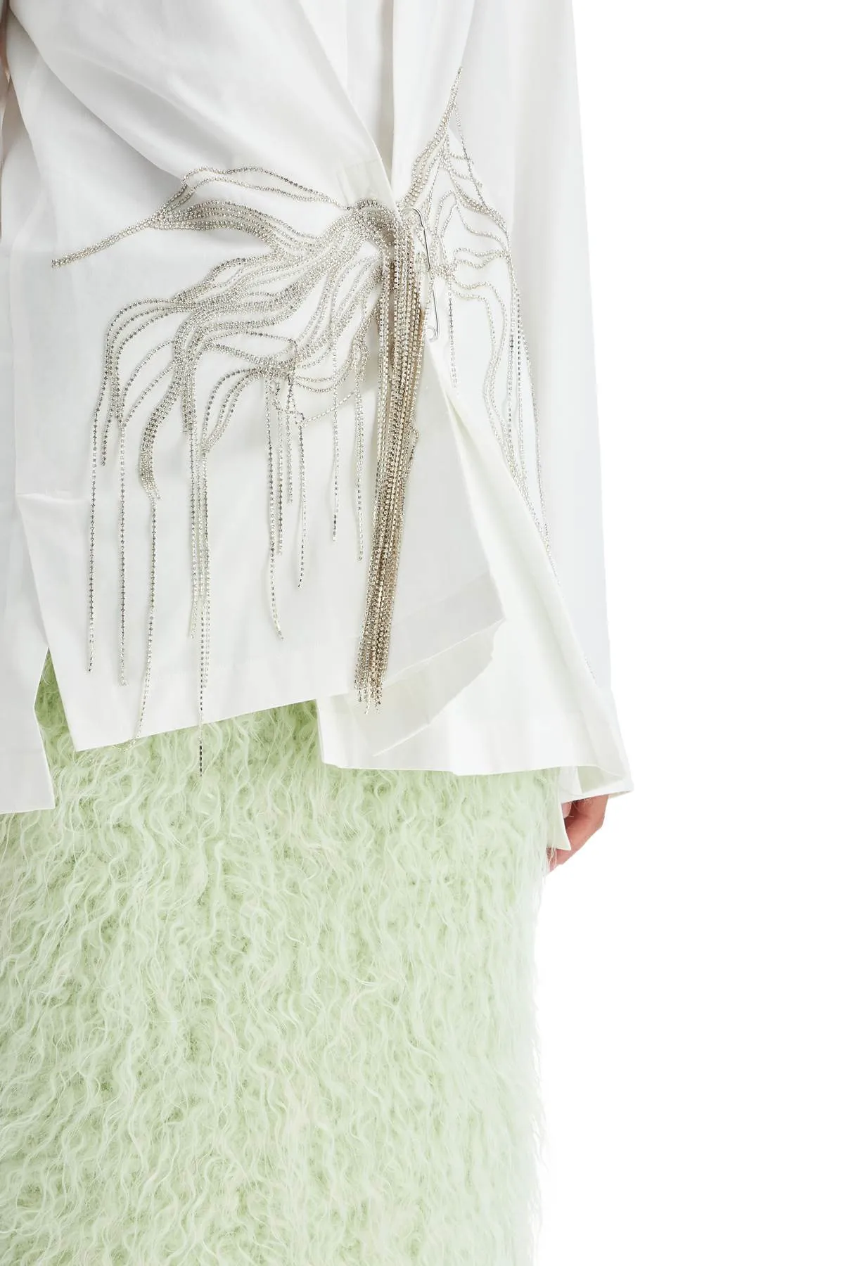 DRIES VAN NOTEN oversized shirt with