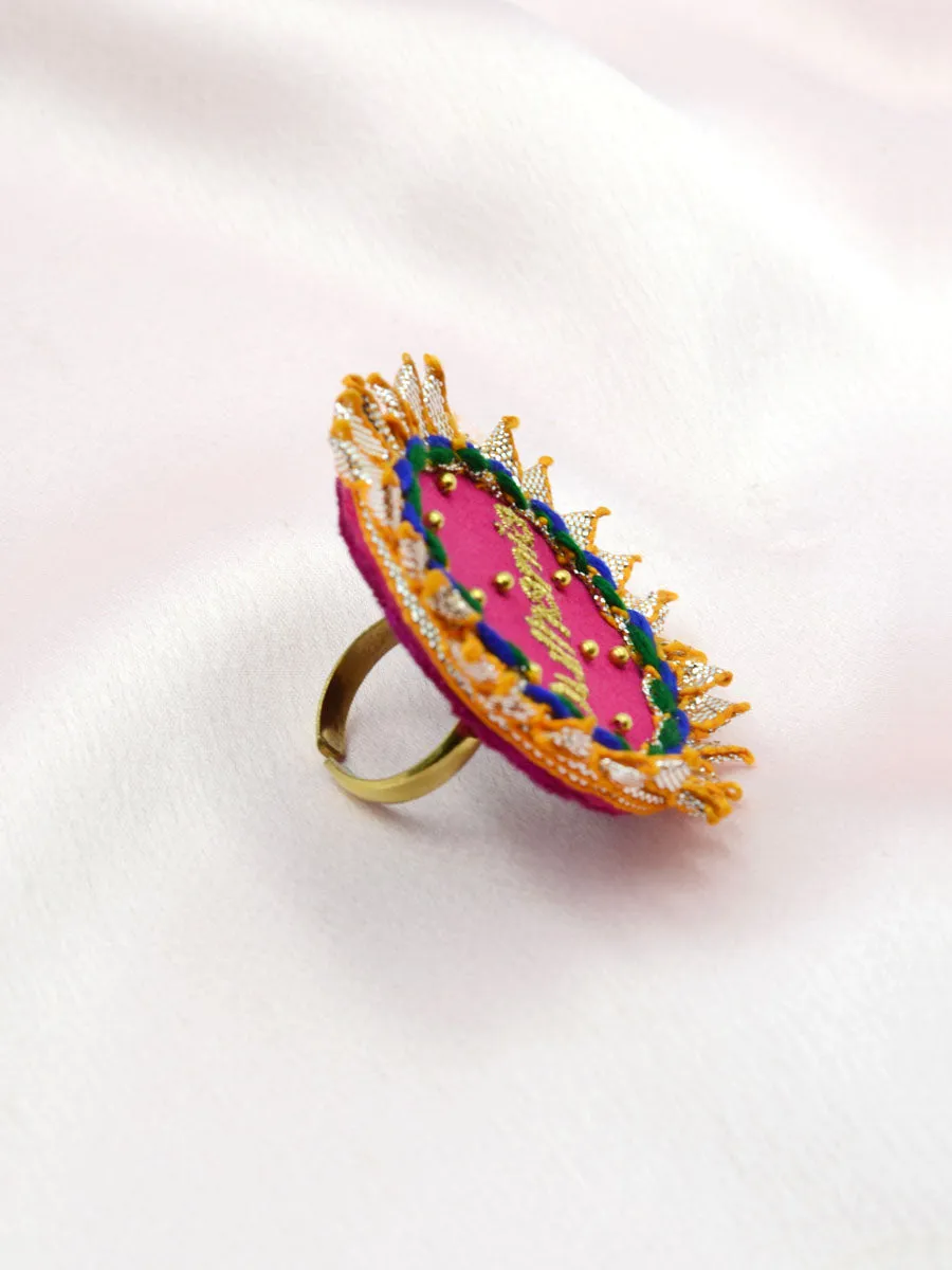 Dulhania Gota Patti Embroidered Ring