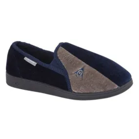 Dunlop Slippers - 417 - Navy/Grey