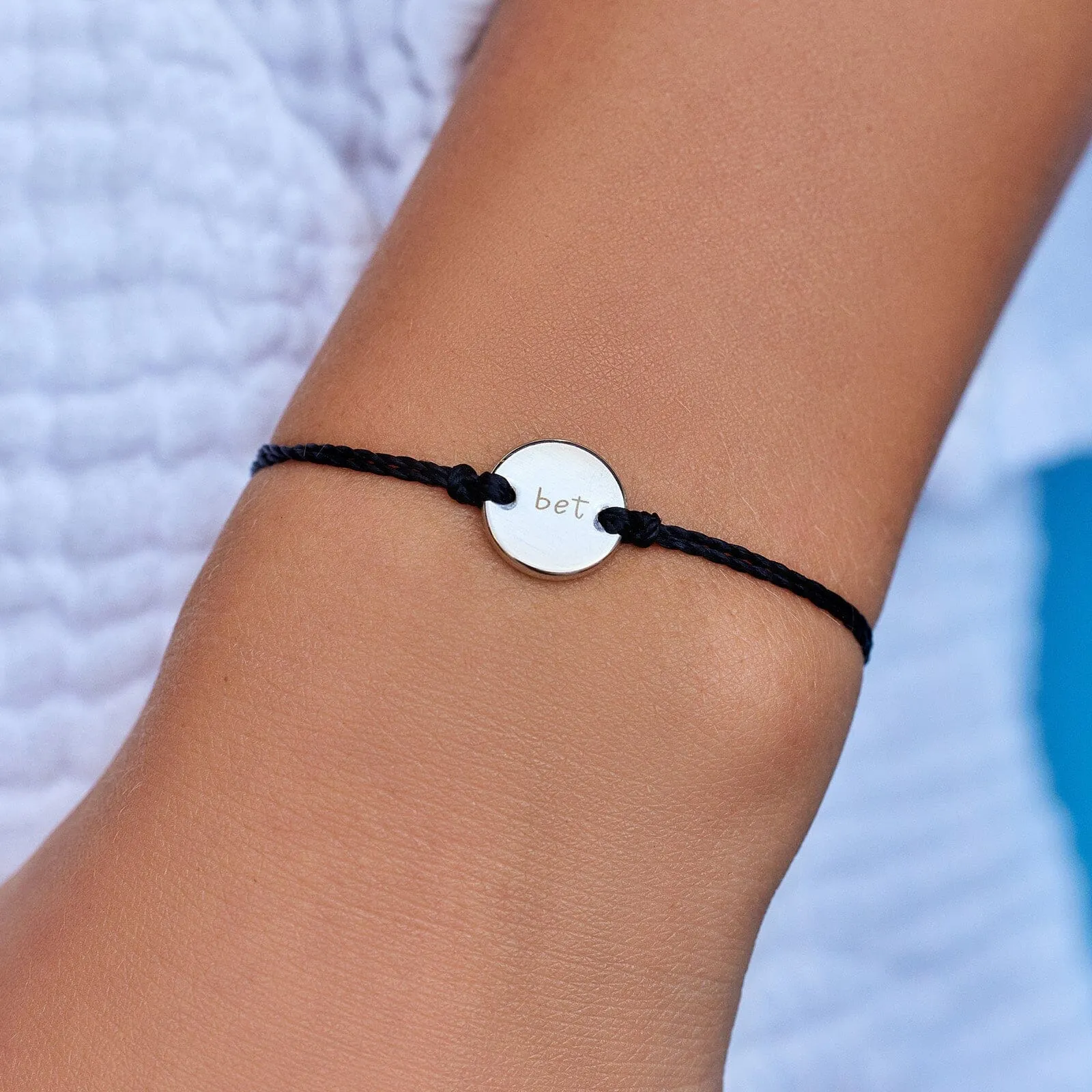 Engravable Coin Bracelet