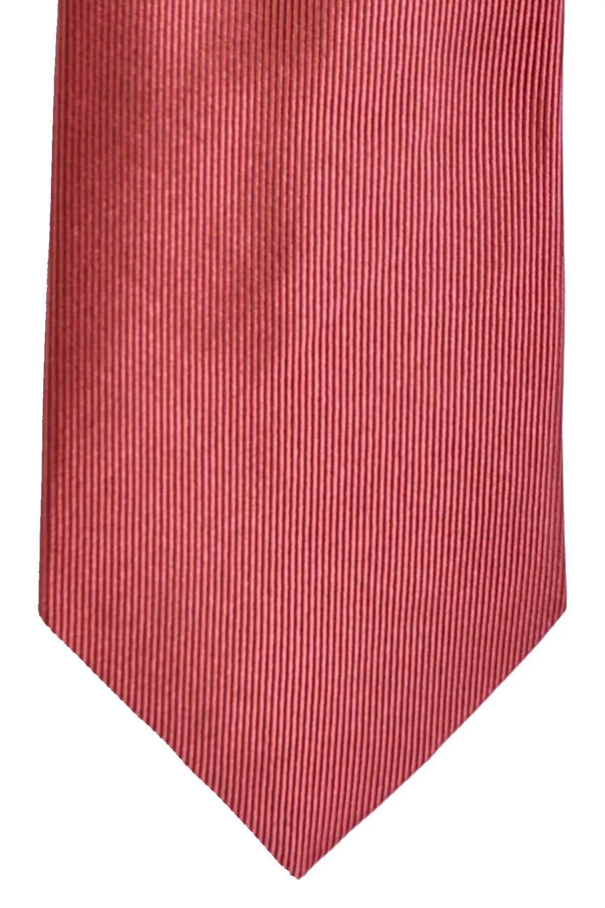 Gene Meyer Silk Tie Pink Olive Dots FINAL SALE