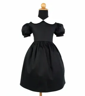 Girl's "Wednesday Adams" Inspired Dress #GD-CB90