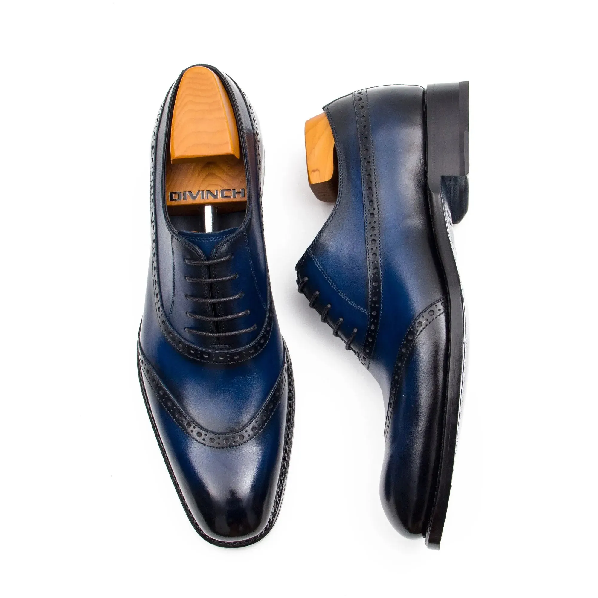 Goodyear blue oxford dress shoes