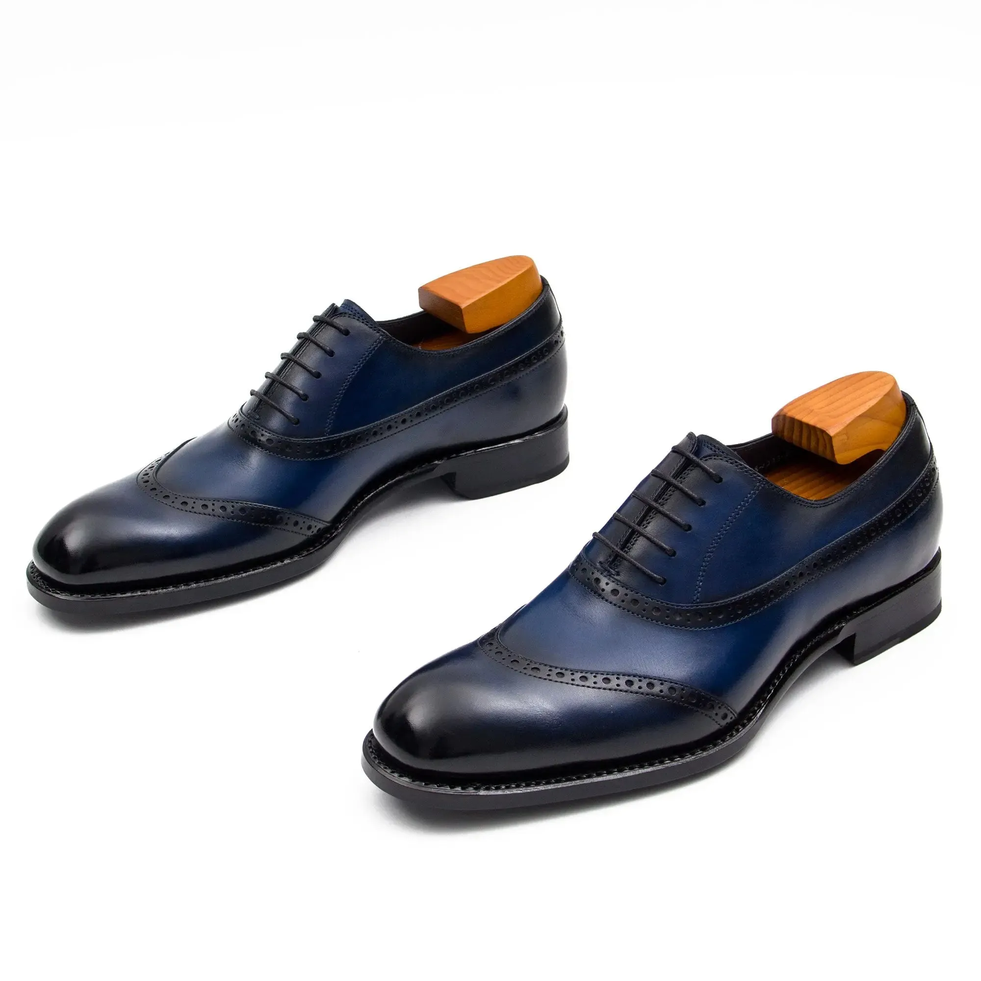 Goodyear blue oxford dress shoes