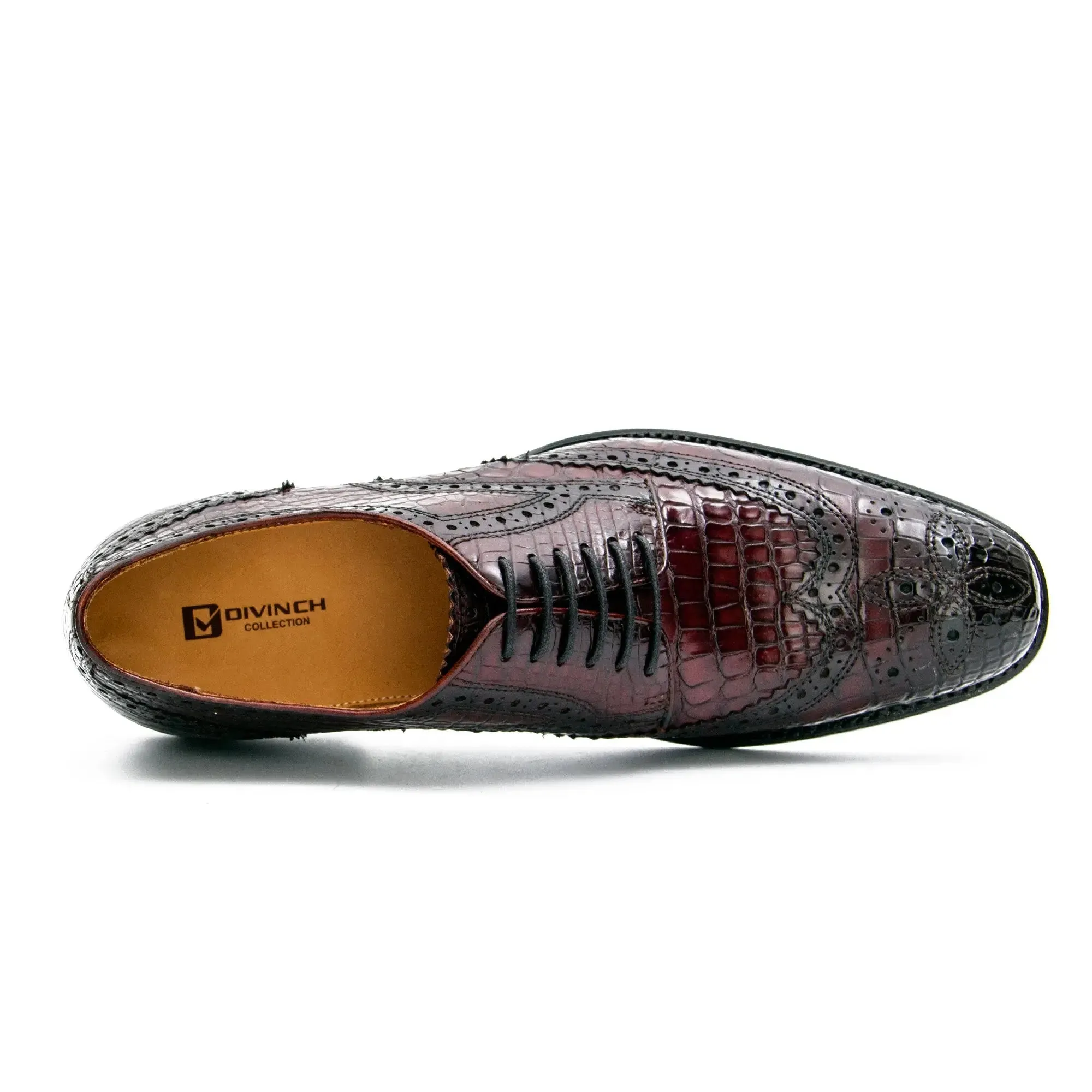 Goodyear Nile Crocodile Leather Derby Shoes