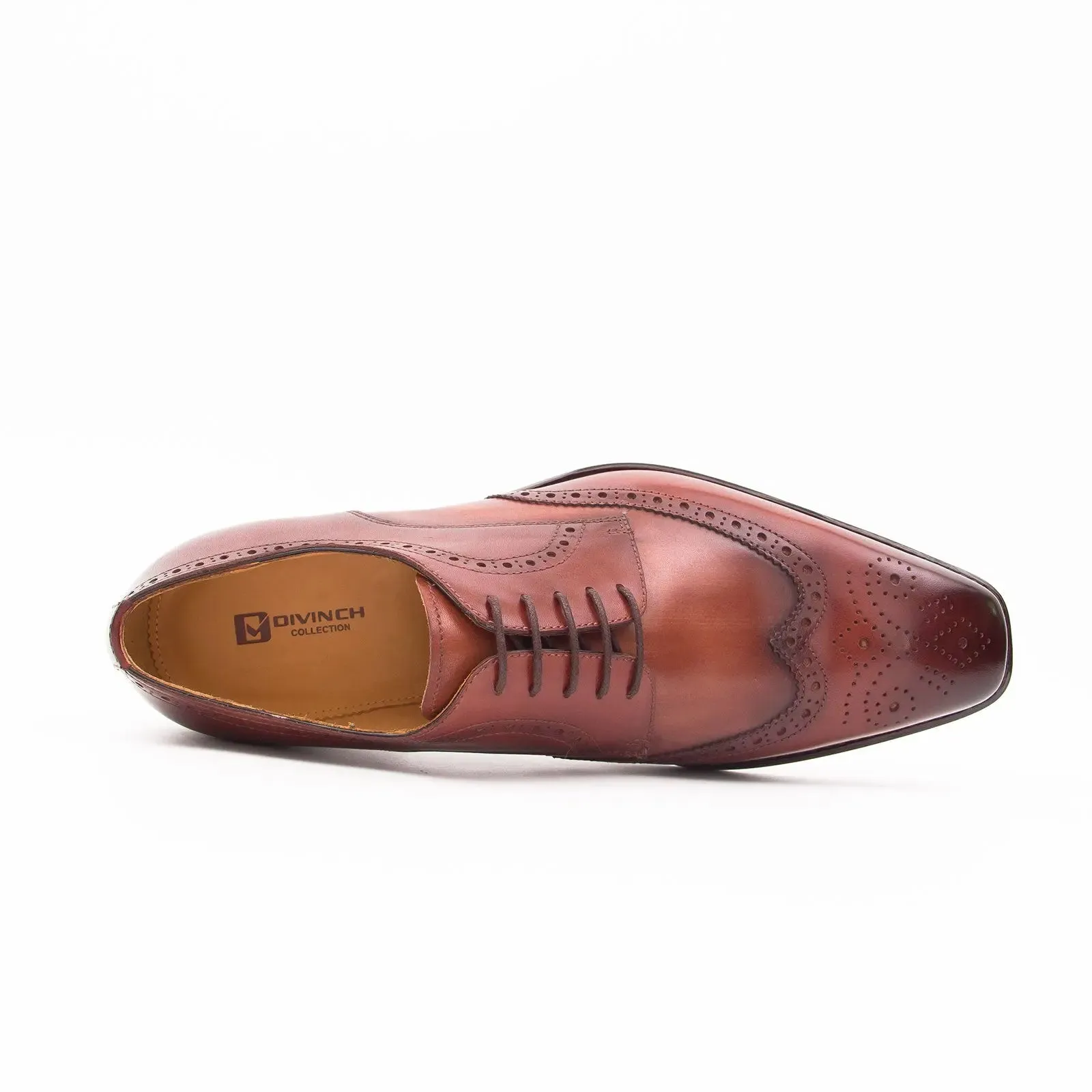 Goodyear welt derby shoes Brogue style