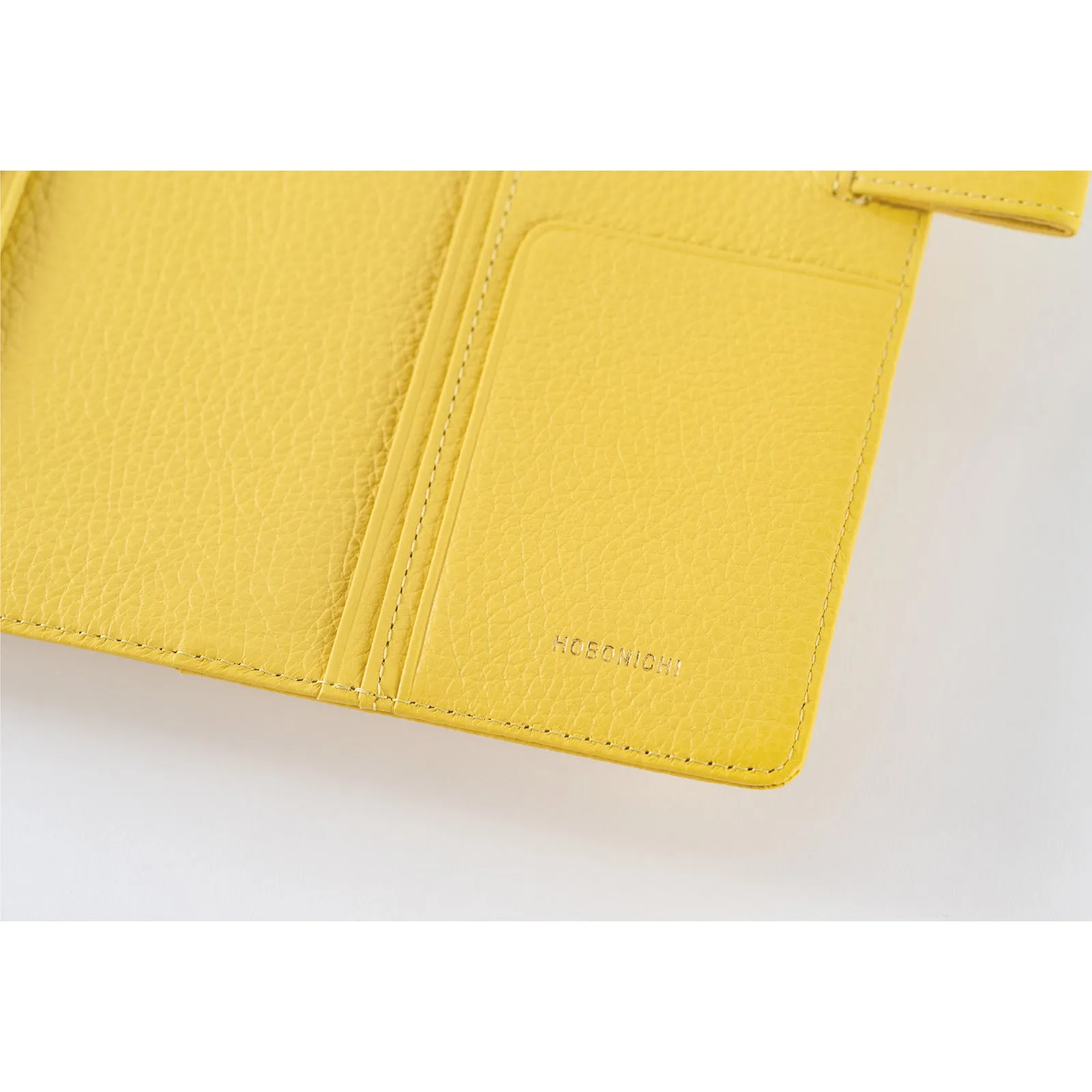 Hobonichi Techo Cover Original A6 -  Leather: Brilliant Yellow