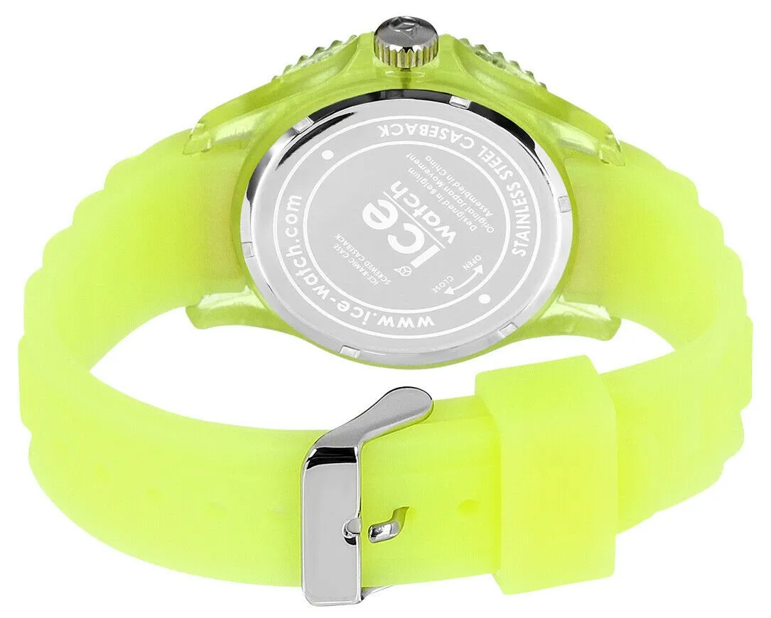 Ice-Watch Ice-Glow Polyamide & Silicon Unisex Yellow Watch GL.GY.U.S.11