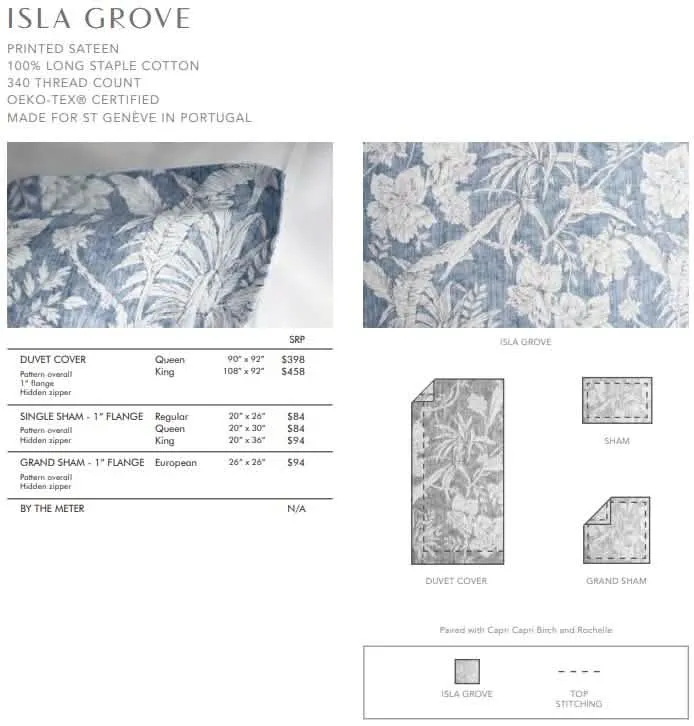 Isla Grove Duvet Covers