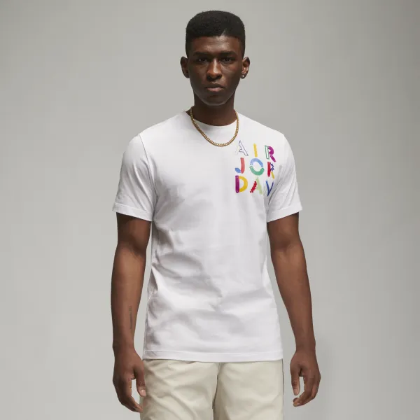 Jordan - Men - GFX Crew 4 Tee - White