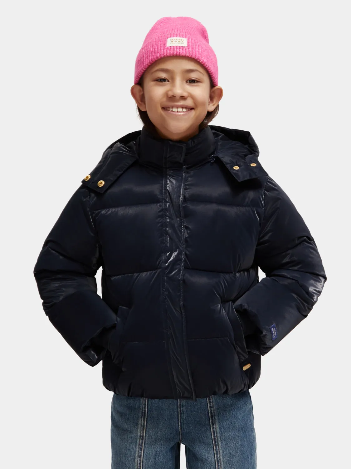 Kids - Shiny puffer jacket