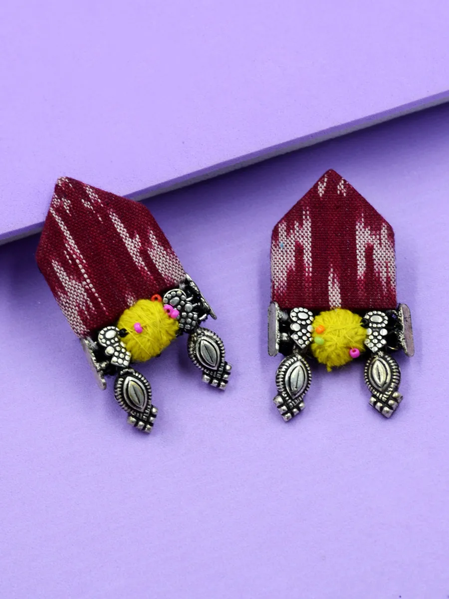 Meher Antique Ikat Earrings