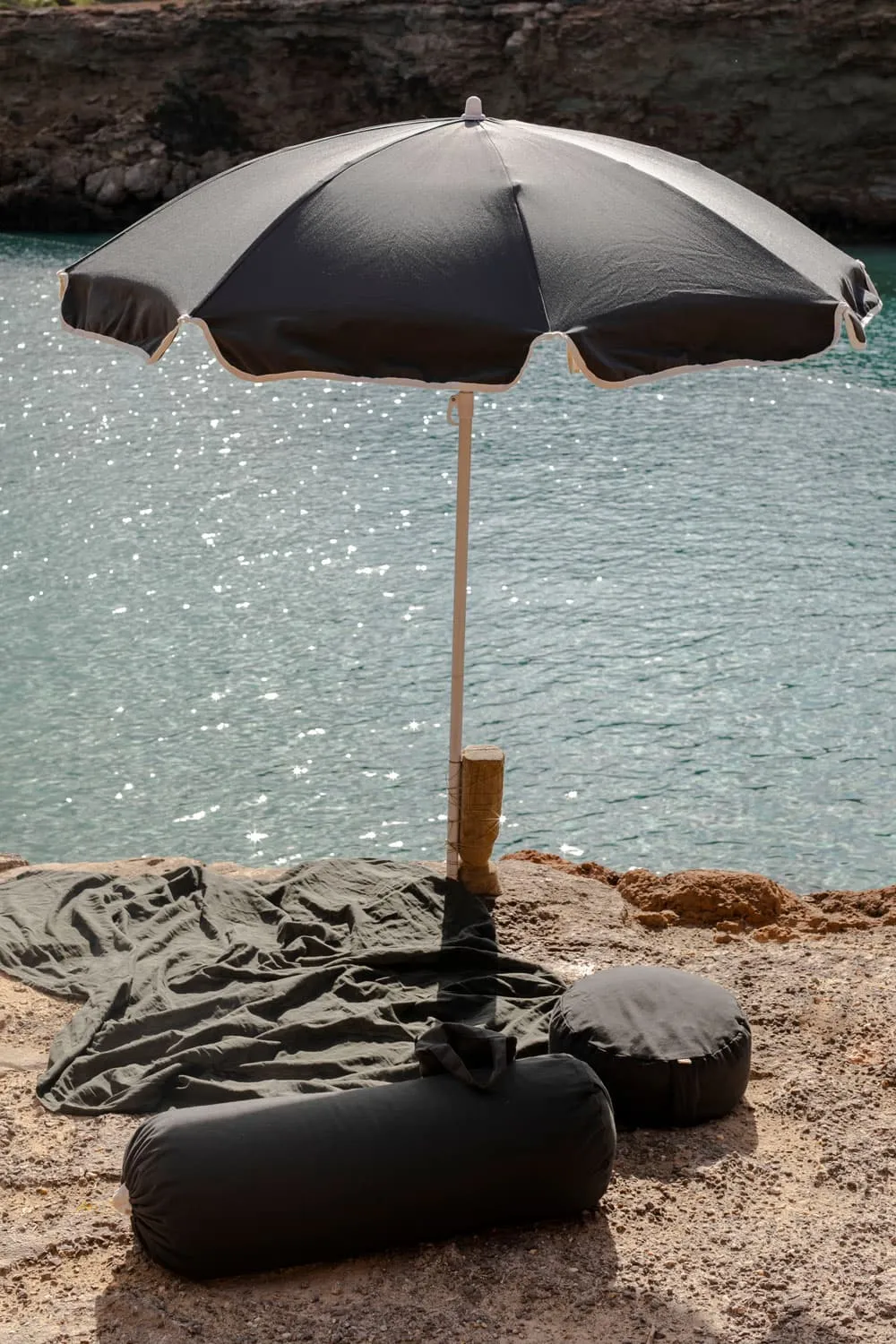 Menorca Beach Umbrella - S021 Dark Grey