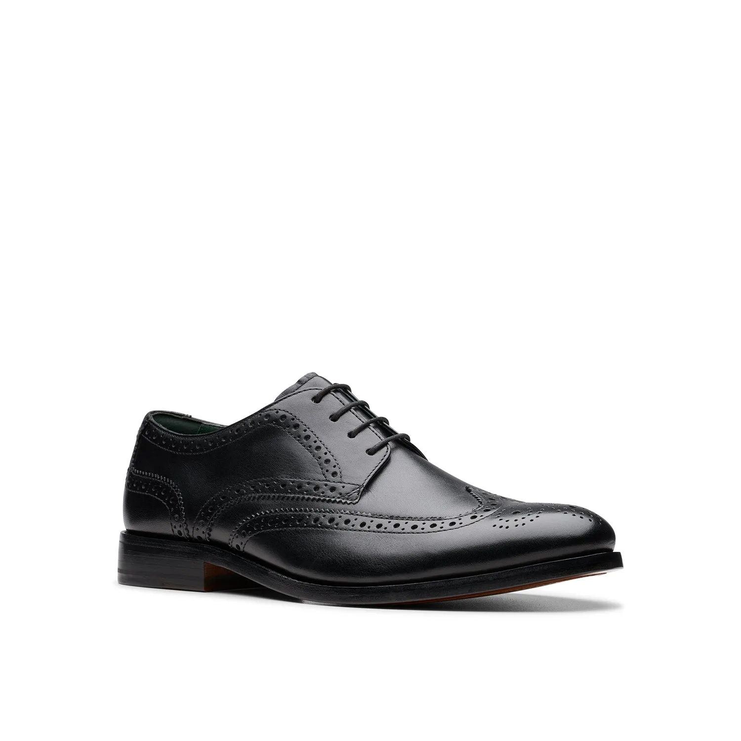 Mens - Craft James Tip Black Leather