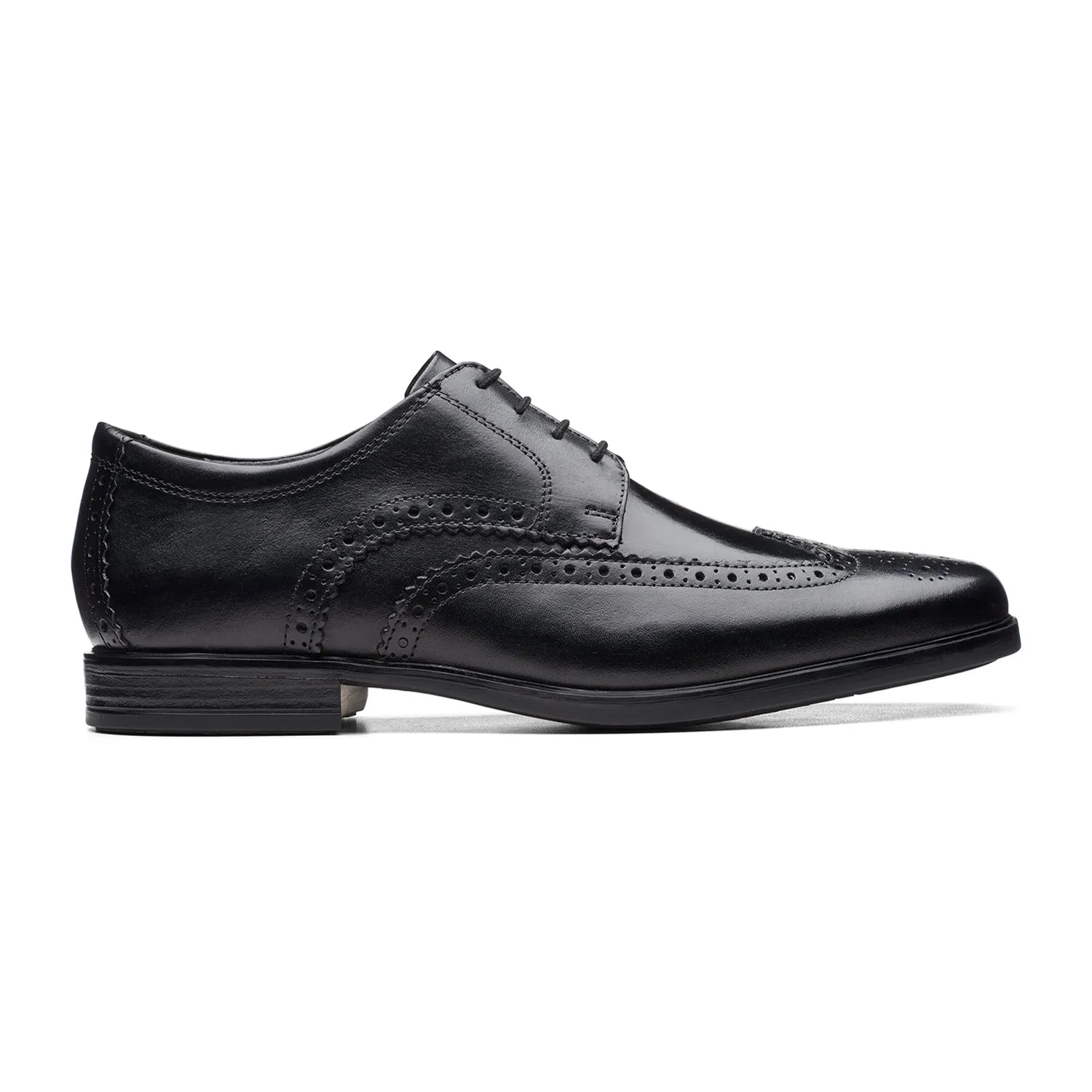 Mens - Howard Wing Black Leather