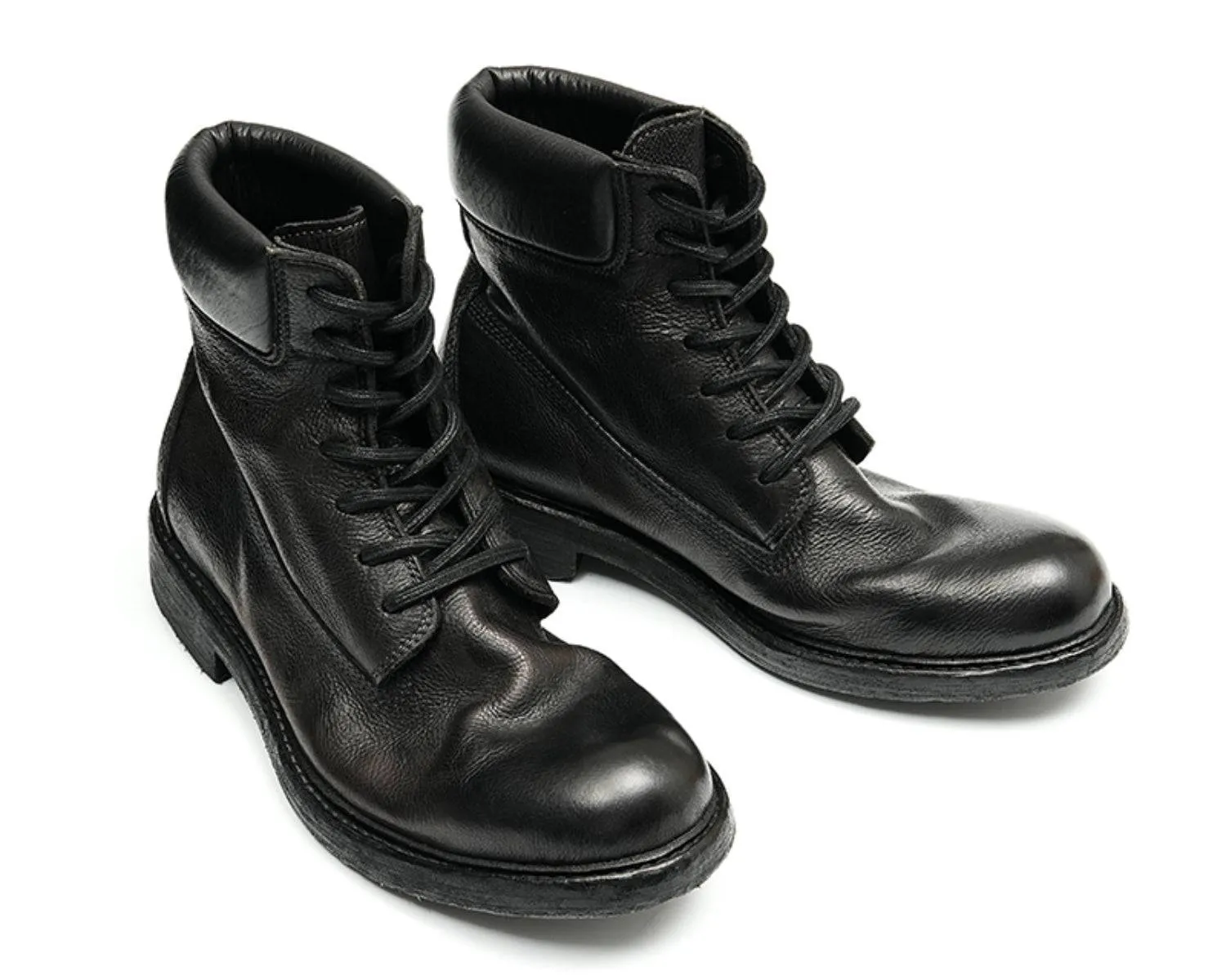 Men's Vintage-Style Leather Boots - Durable Skin Boots for Casual Wear