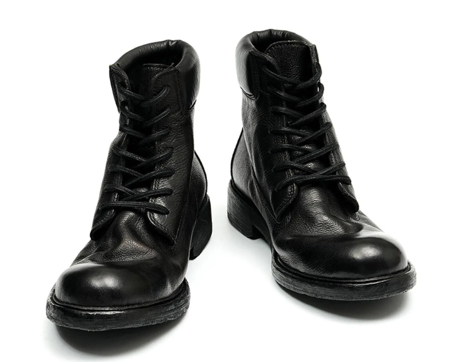 Men's Vintage-Style Leather Boots - Durable Skin Boots for Casual Wear