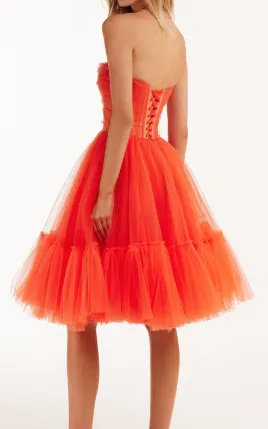 Milla Passion Strapless Tulle Mini Dress