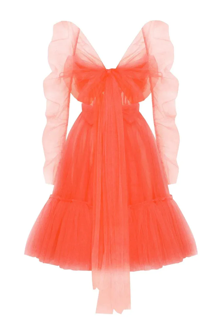 Milla Passion Strapless Tulle Mini Dress