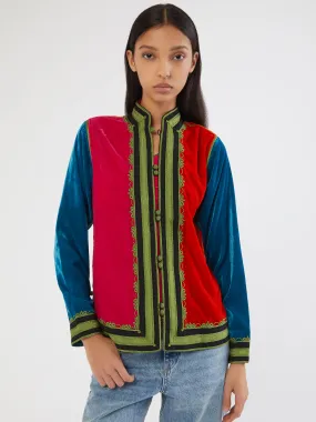 Moroccan velvet jacket