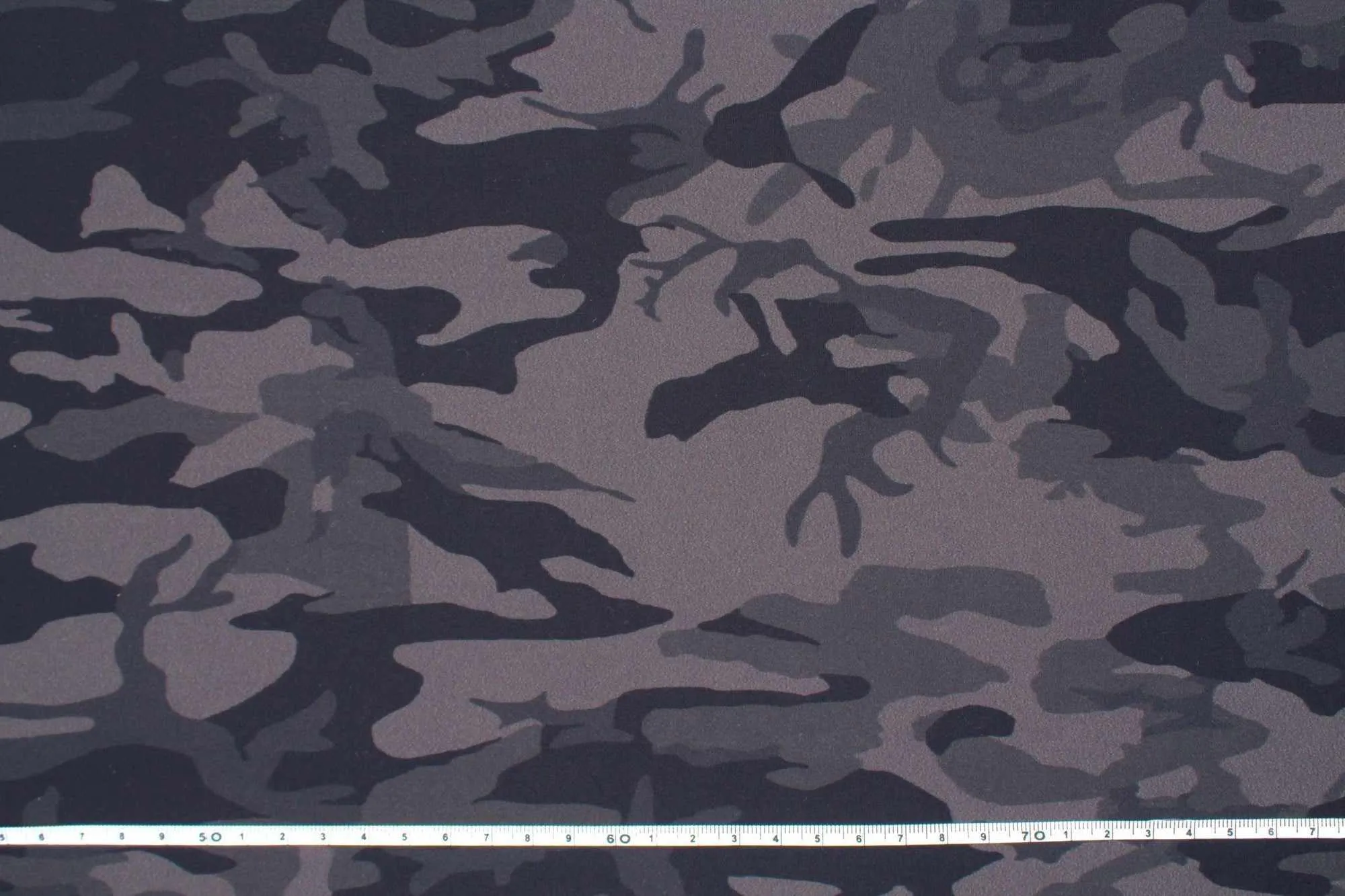 Nylon Spandex for Activewear - Camo print - Shiny (1.7 Mts Remnant)