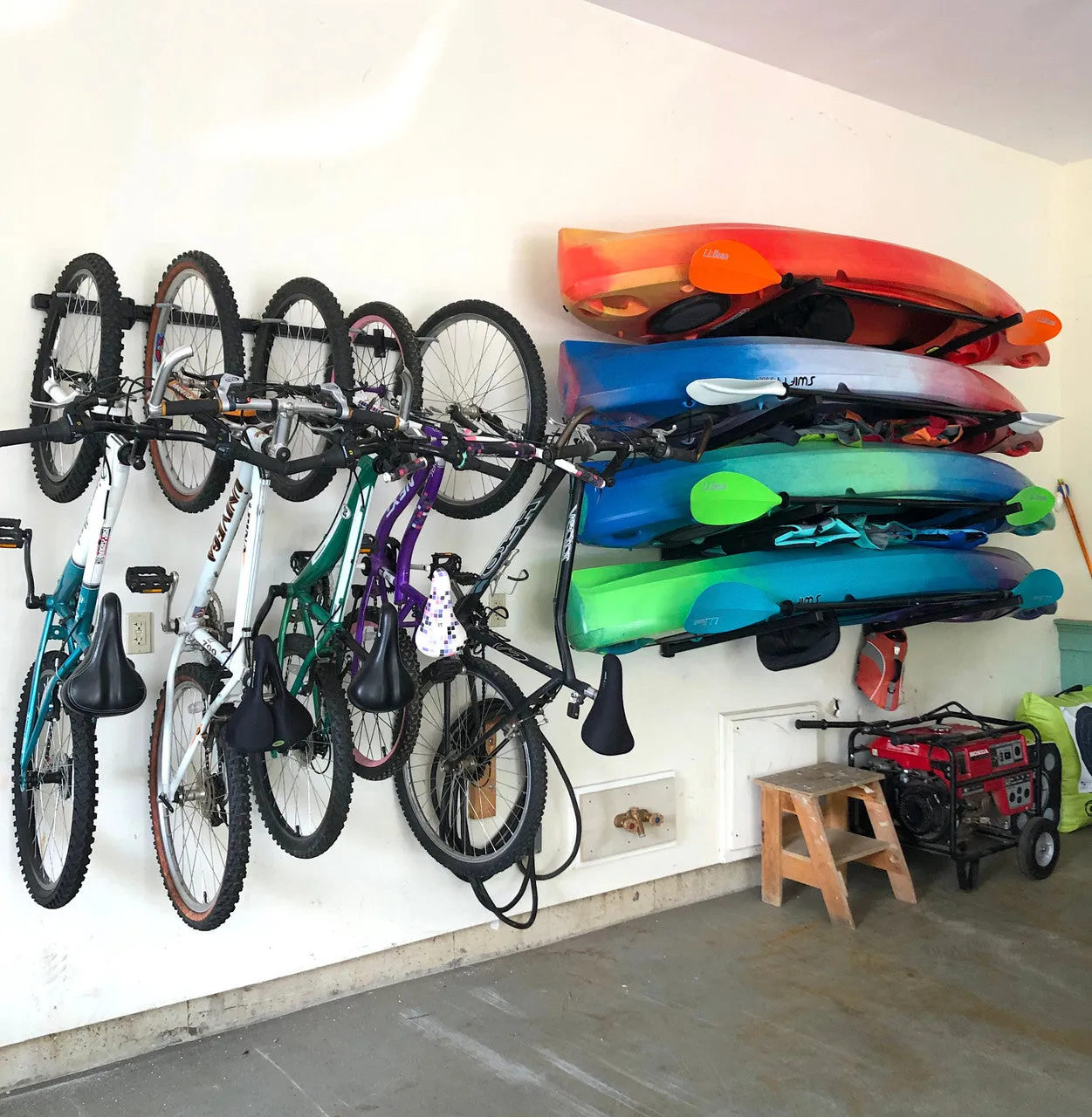 OUTLET | Champlain Kayak Storage | Indoor Adjustable Rack | 4 Levels