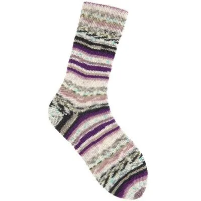 Rico Socks Neon Fair Isle 4ply