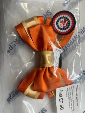 Sale - large junior bow orange