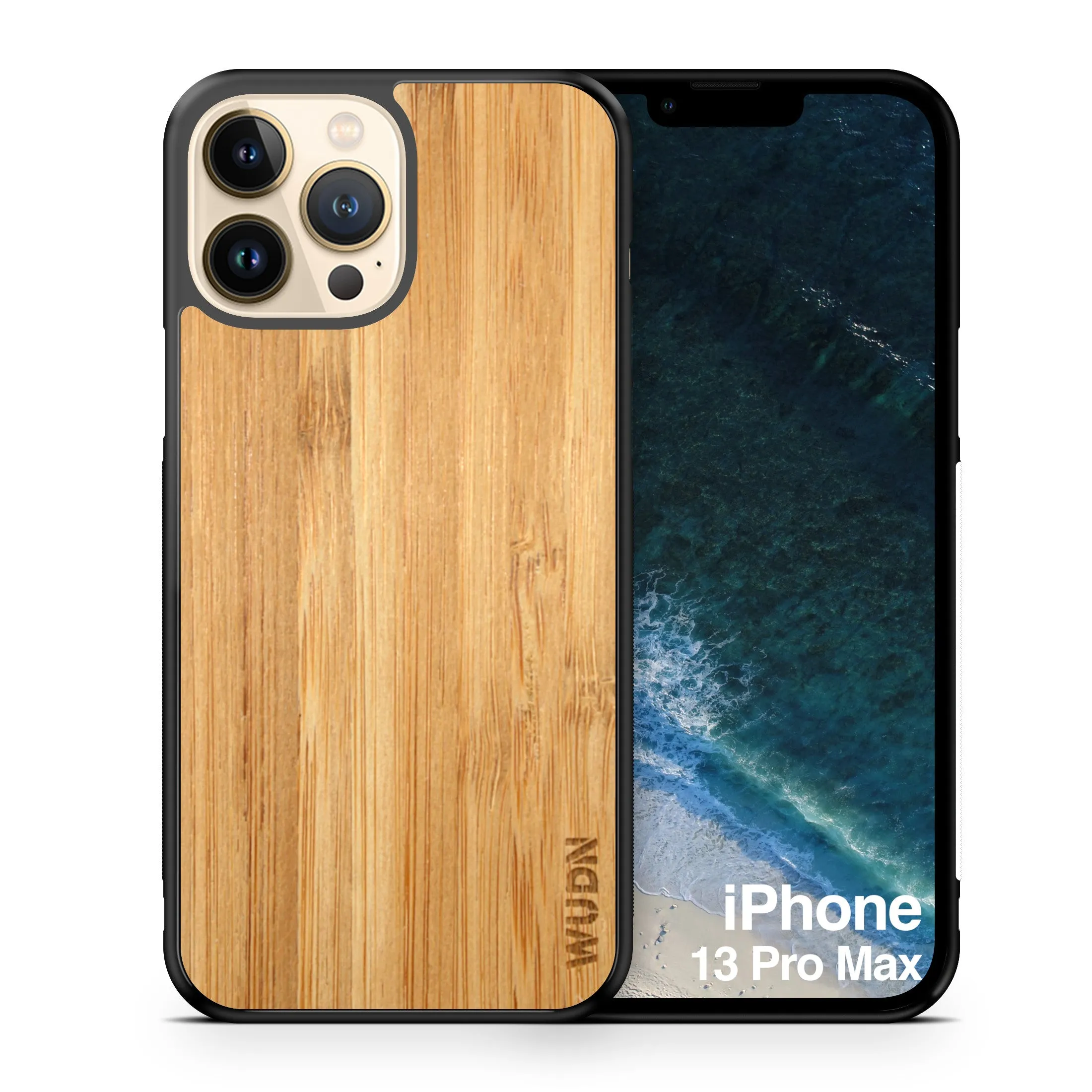 Slim Wooden iPhone Case (Carmalized Bamboo)