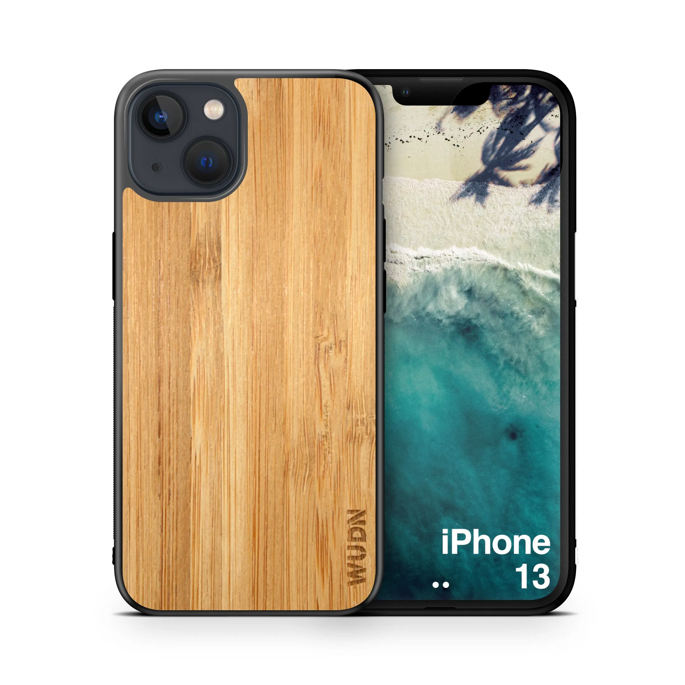 Slim Wooden iPhone Case (Carmalized Bamboo)