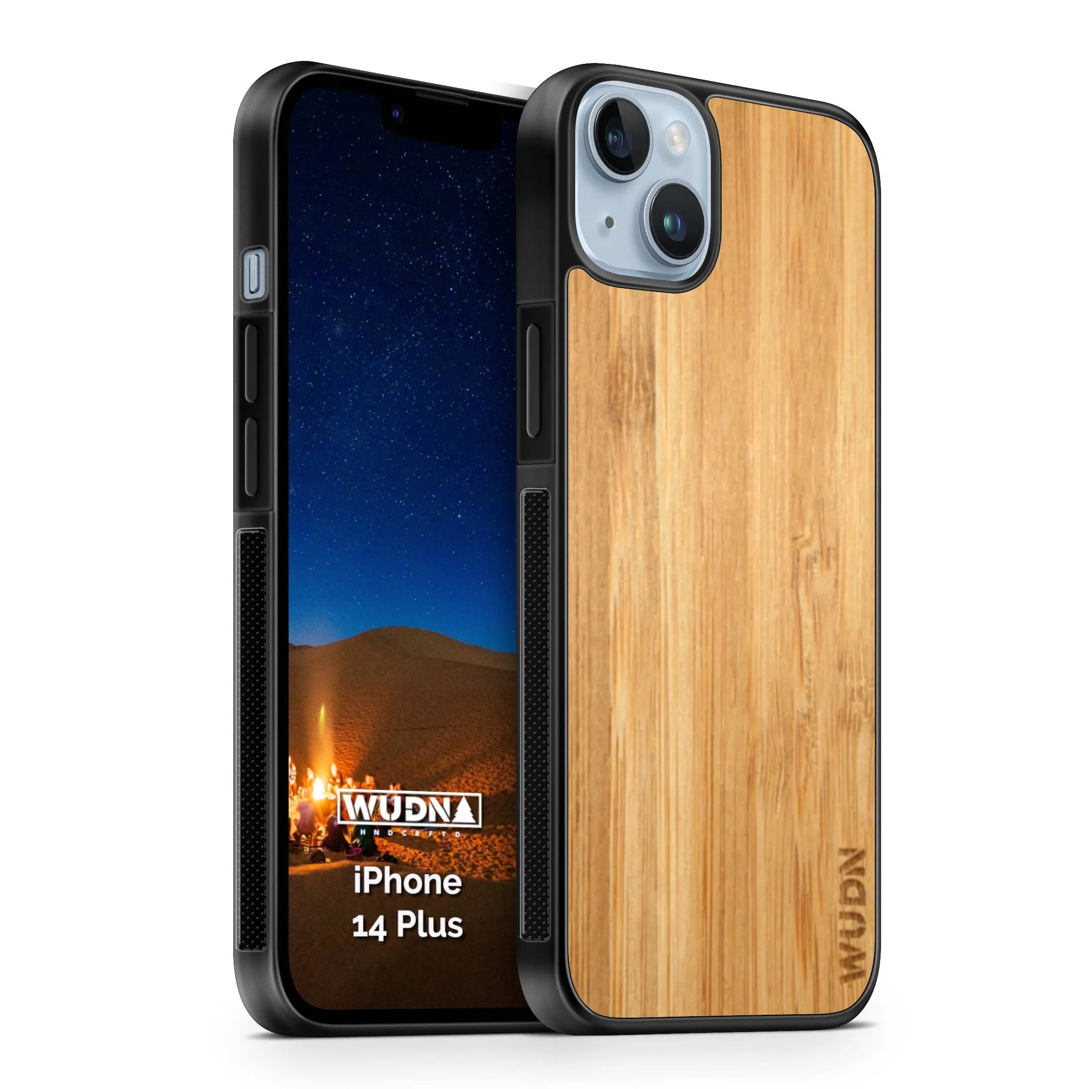 Slim Wooden iPhone Case (Carmalized Bamboo)