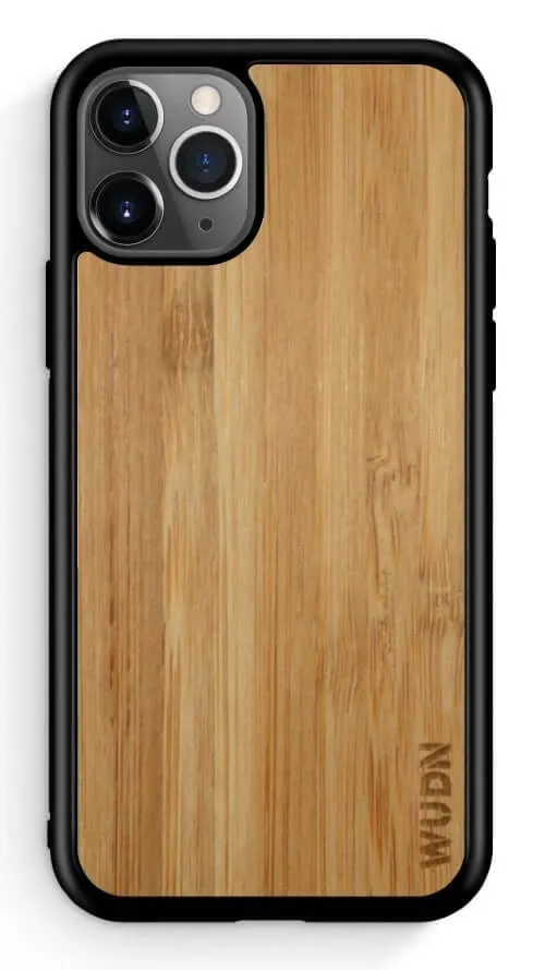 Slim Wooden iPhone Case (Carmalized Bamboo)