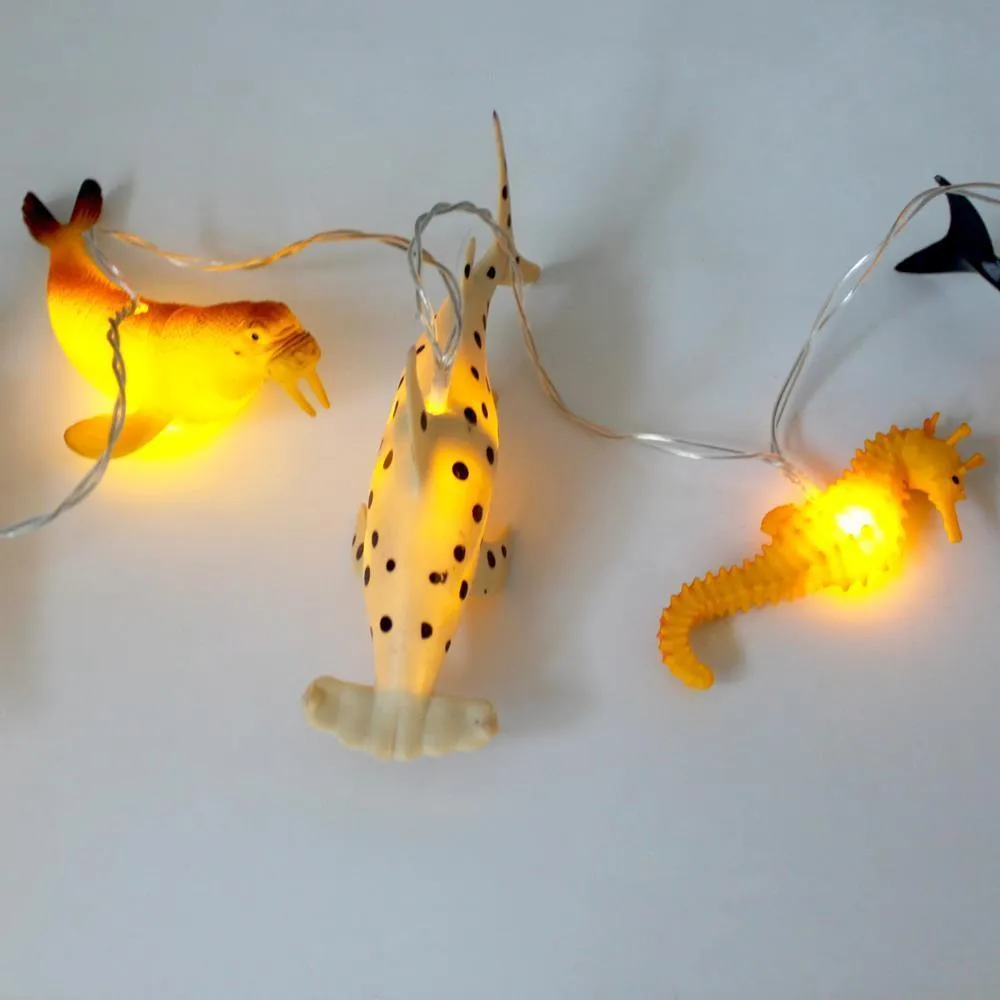 String Lights With Sea Creatures