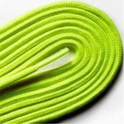 Thin Round Fashion Dress 1/8 Laces - Neon Yellow (2 Pair Pack) Shoelaces