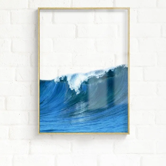 Transparent Ocean Wall Art With Frame