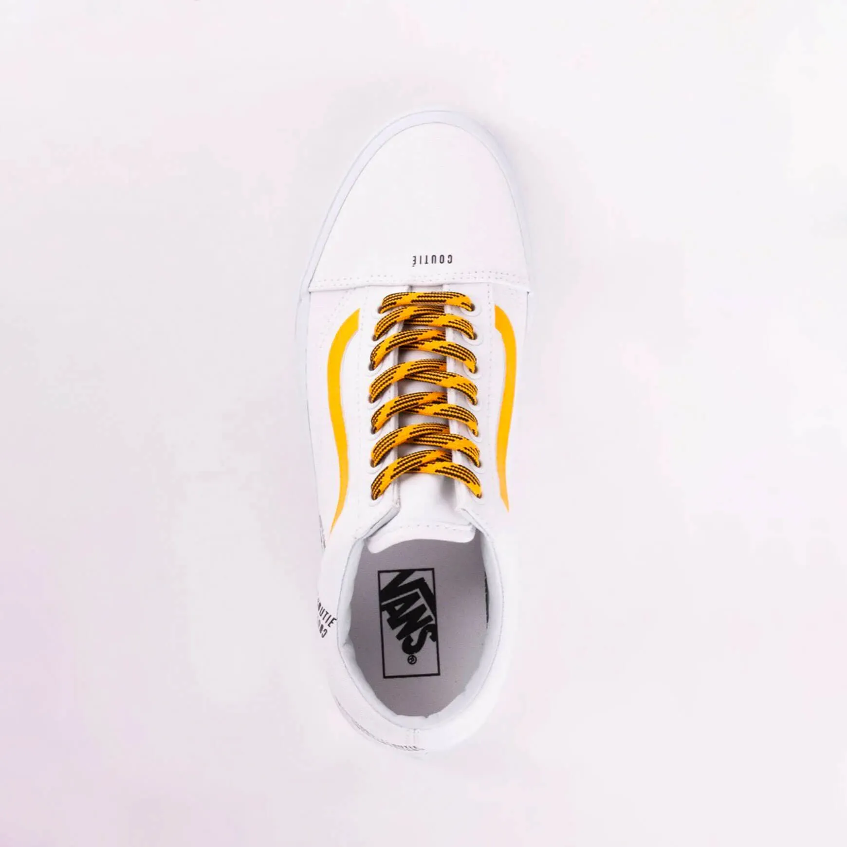 Vans Old Skool "Logo Stripe" Custom White