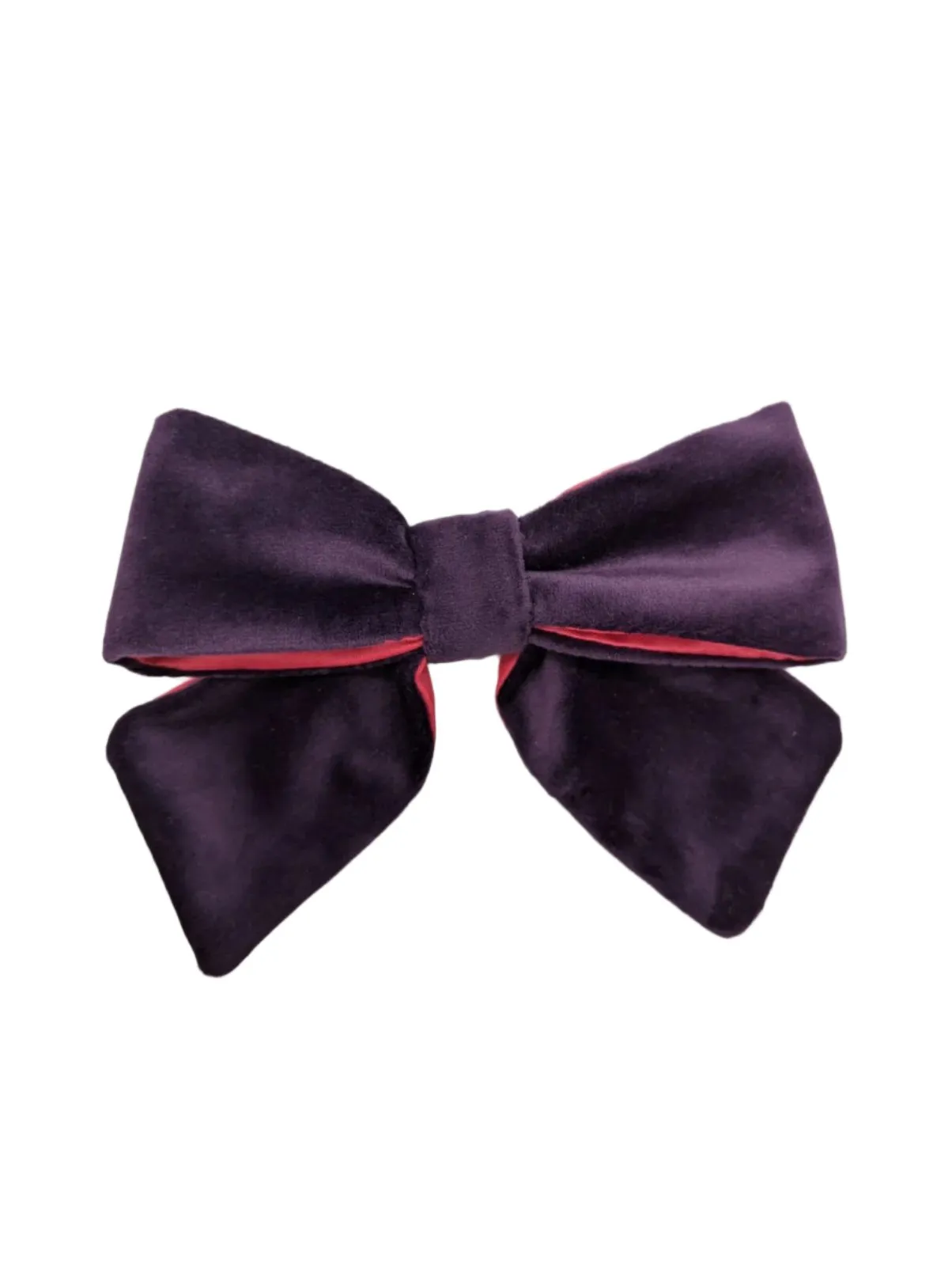 Velvet Bows - Purple/Fuchsia