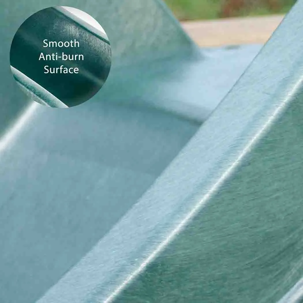 Water Slide - Green Children's Garden Slide -  2.2m