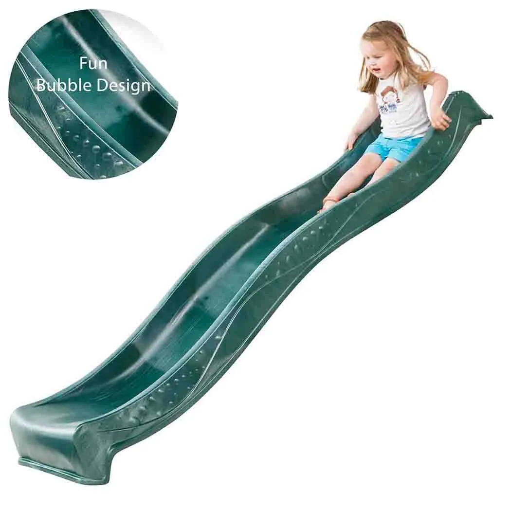 Water Slide - Green Children's Garden Slide -  2.2m